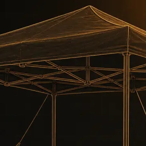 Sonnensegel oder Tarp fürs Festival-Camp